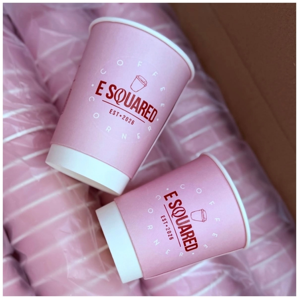 E2 Coffee Corner brand identity