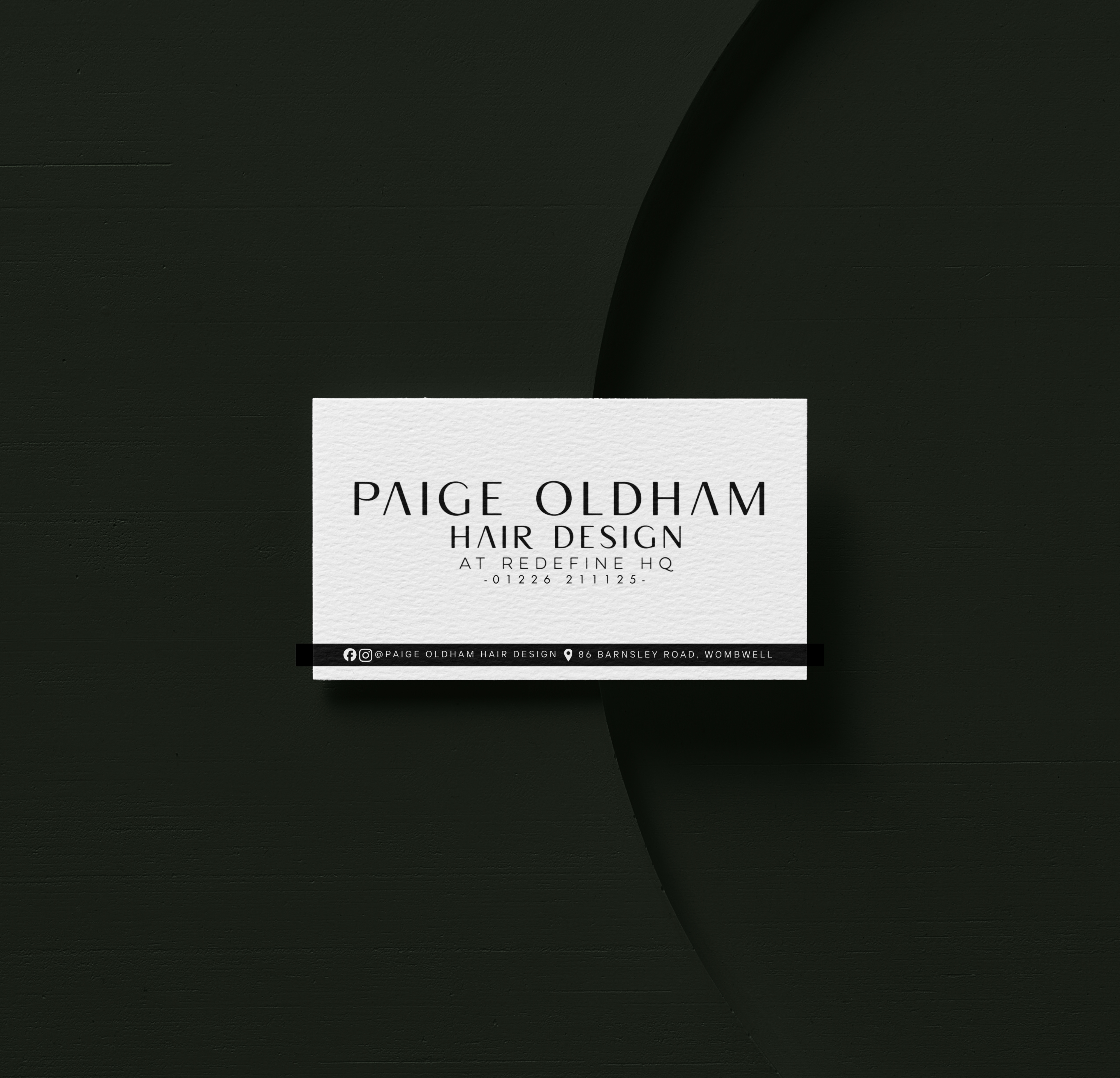 Paige Oldham Hair printed cards