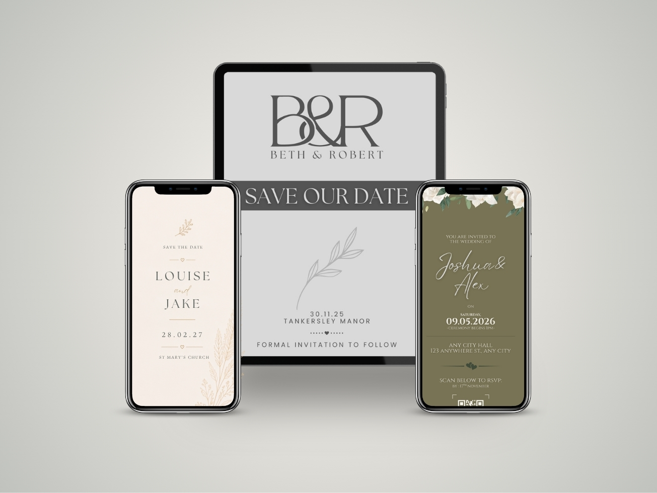 Digital wedding stationery design