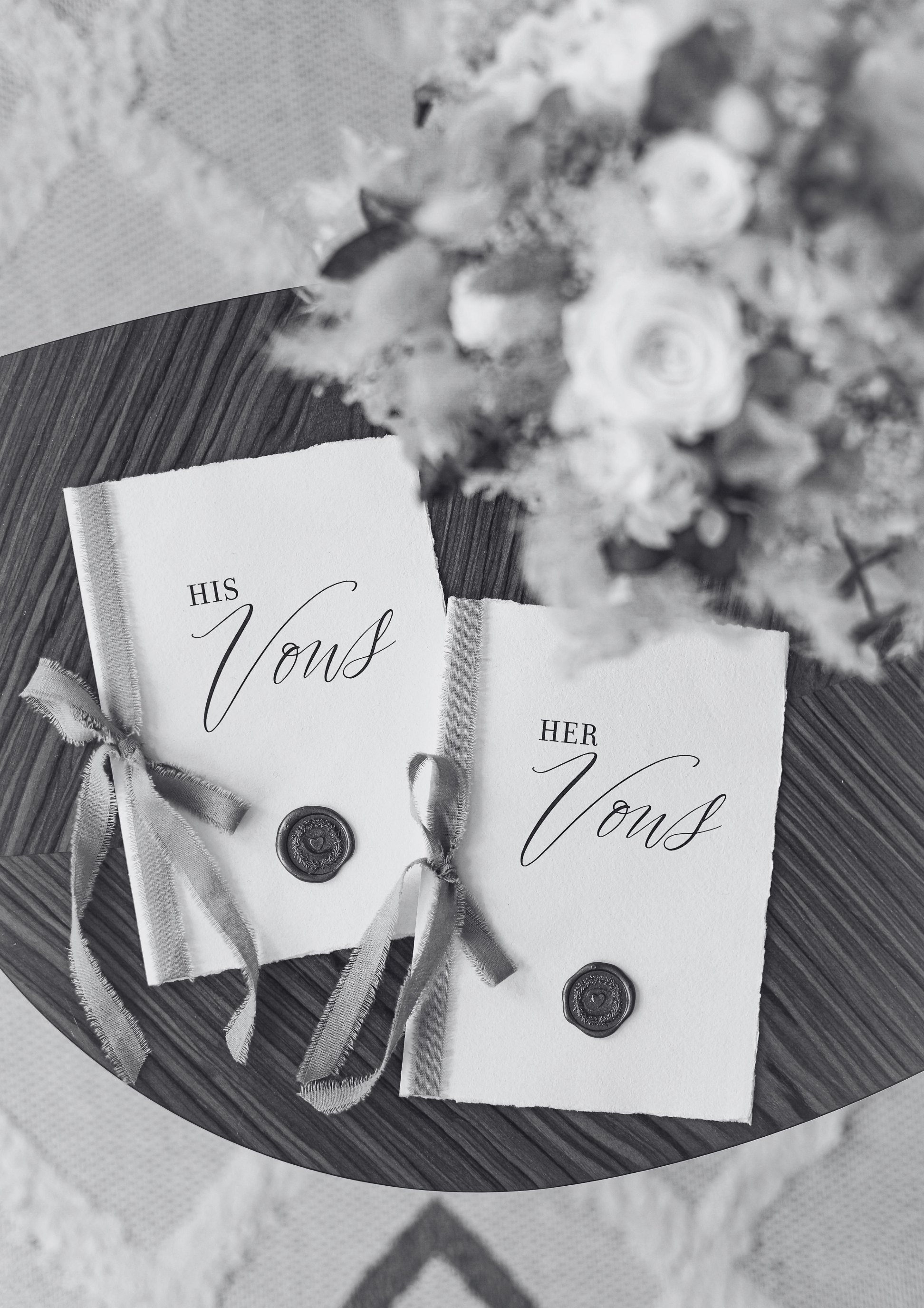Personalised wedding stationery