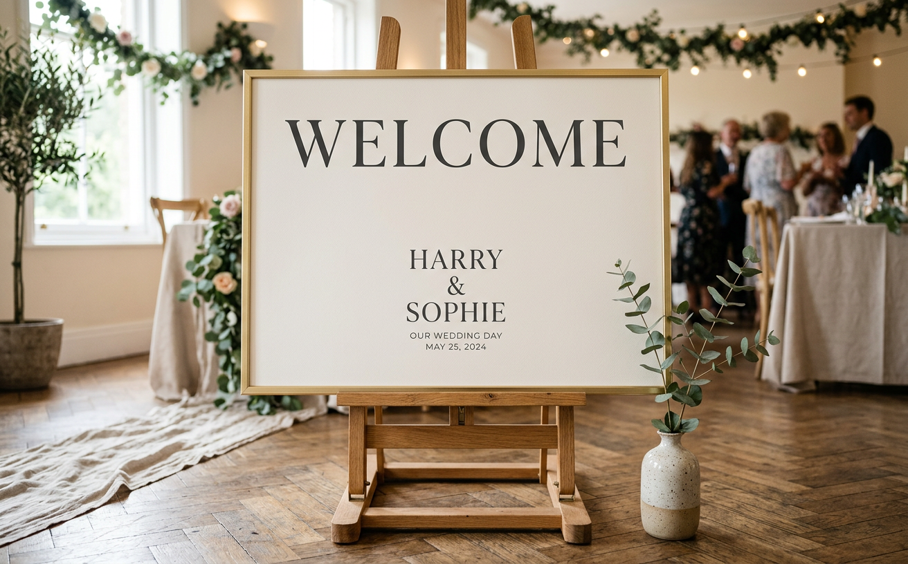 Wedding day stationery
